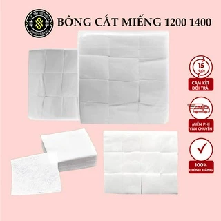 Bông Cắt Miếng [Tặng quà + Freeship] 💝 Miếng Bông Lau Sau Xăm⇉ KT6x7cm⇉ 1200Miếng