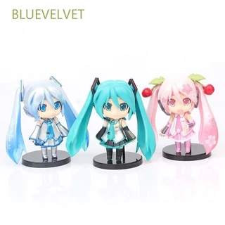 ingle Q Version Hatsune Snow Miku Sakura Hatsune Doll Figure Figure Decoration Car Cake Decoration