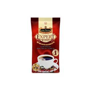 Cà Phê Rang Xay Expert Blend 1 KING COFFEE - Gói 100g - cà phê nguyên chất Robusta từ Buôn Ma Thuột - Đậm và Thơm Lâu