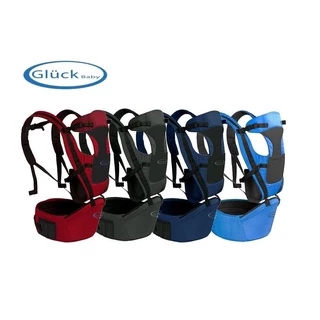 Địu ngồi Gluck Baby 8 in 1 đỏ - xanh