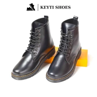 Giày combat boots nam cao cổ, đế khâu chắc chắn-mã DCC01