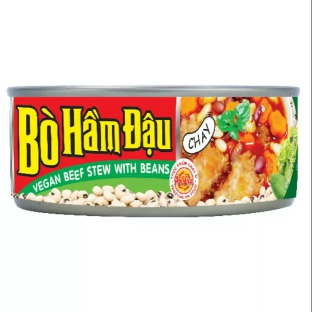 Bò hầm đậu chay Âu Lạc lon 160g