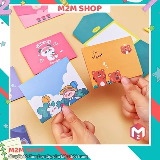 Thiệp sinh nhật cảm ơn mini nhiều hình cute dễ thương