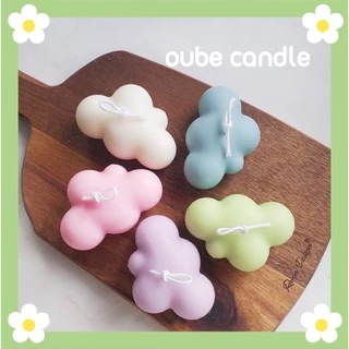 Nến Thơm Tinh Dầu Hình Đám Mây 2 Size Siêu Đáng Yêu Trang Trí Nhà Cửa | Oube Candle NT72