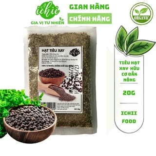 Tiêu hạt xay hữu cơ, tiêu hạt xay Đắk nông sản xuất theo tiêu chuẩn vietgap gói 20g