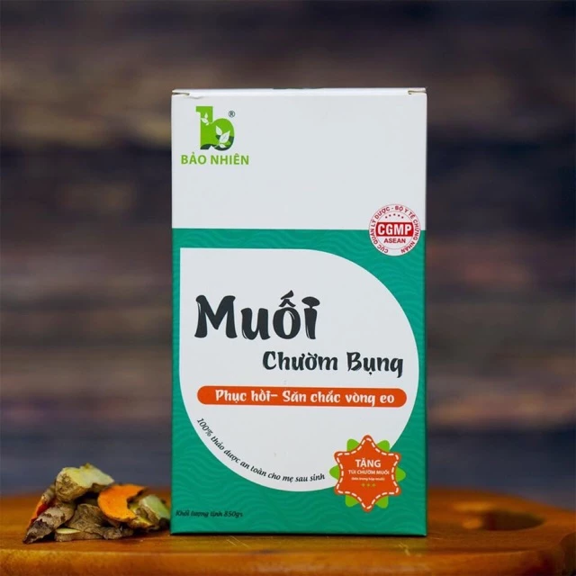 Muối chườm bụng sau sinh bảo nhiên