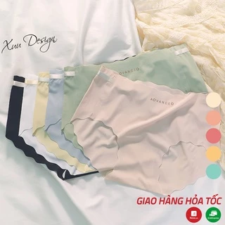 Quần lót nữ cotton lạnh gân tăm XUU thiết kế không đường may co dãn kháng khuẩn - QC127