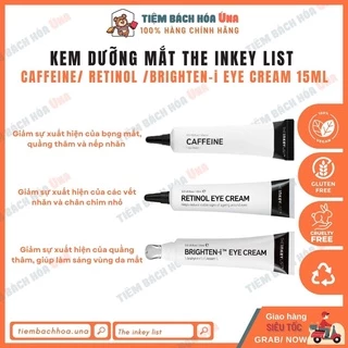 Kem dưỡng mắt The INKEY List Retinol/ Caffeine/ Brighten Eye Cream 15ml