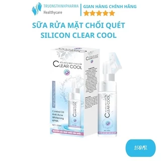 Sữa rửa mặt cao cấp chổi quét SILICON CLEAR COOL