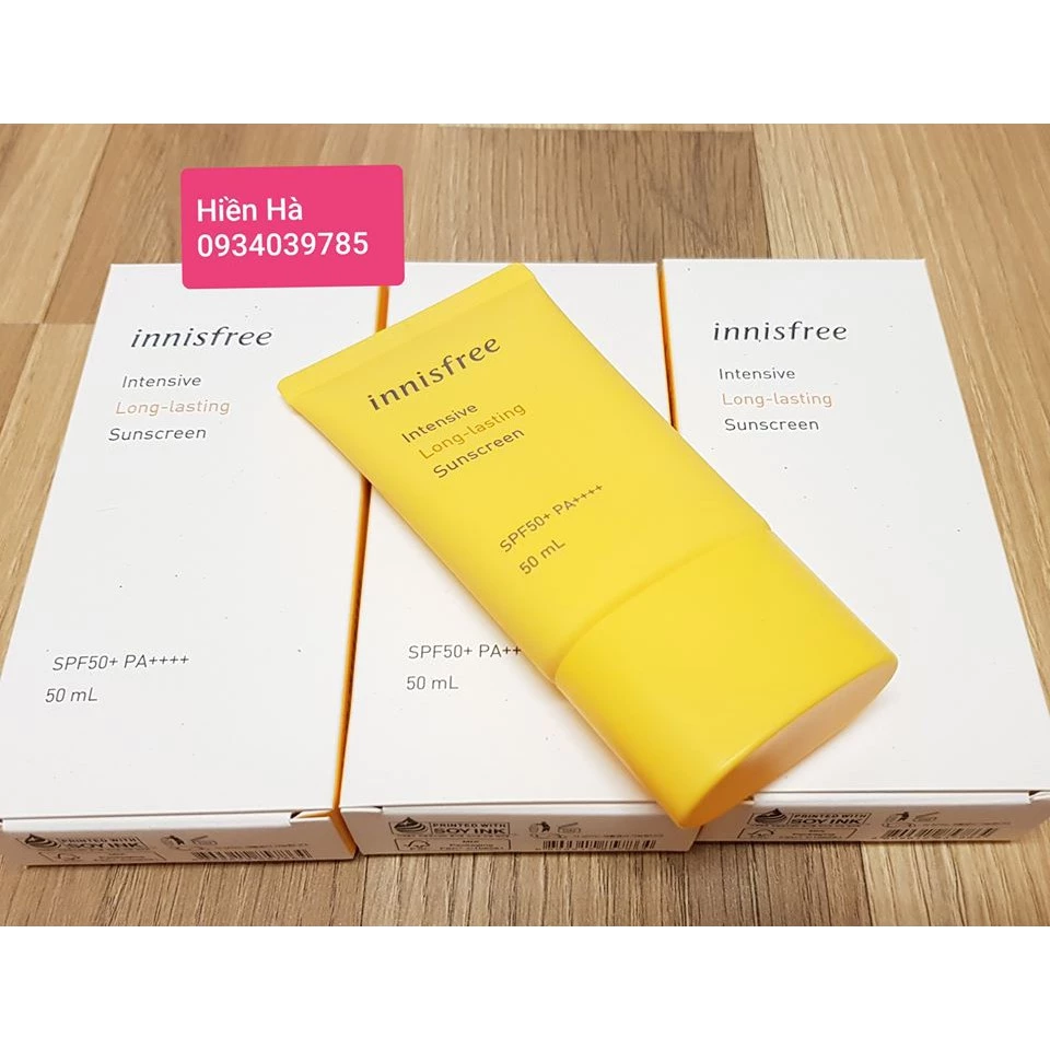 Kem chống nắng VẬT LÝ Long Lasting Innisfree UV Protection Cream Long Lasting SPF50+/PA++++