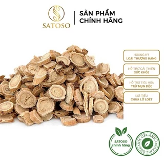 Hoàng kỳ thái lát 1kg sấy khô thượng hạng bổ khí huyết tốt cho gan thận SATOSO SA83