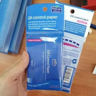 Giấy Thấm Dầu Mayan Oil Control Paper 100 PCS