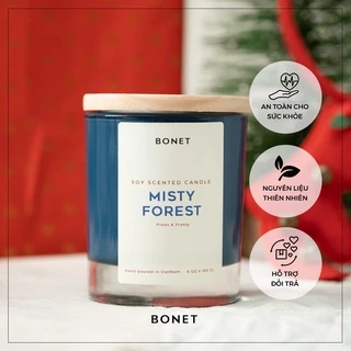 Nến Thơm BONET Hương MISTY FOREST Rừng Thông Đà Lạt