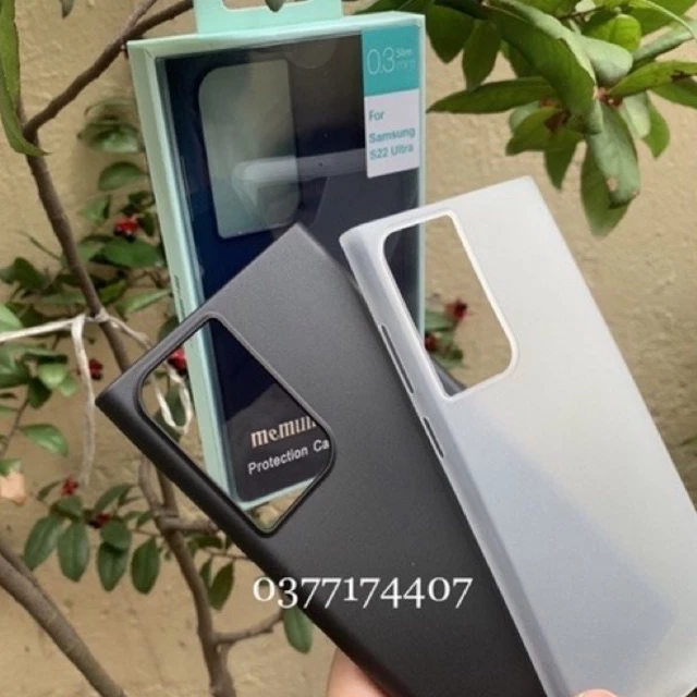 Samsung S22 Ultra_Ốp lưng Memumi nhám siêu mỏng 0,3m chống Vân tay chính hãng