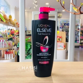 DẦU GỘI NGĂN GÃY RỤNG L'OREAL - Elseve Fall Resist 3X Shampoo 620ml ( Màu Đen )