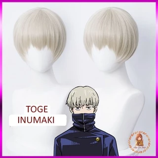 [có sẵn] Wig/tóc giả nam cosplay Toge Inumaki Jujutsu Kaisen -  chú thuật hồi chiến