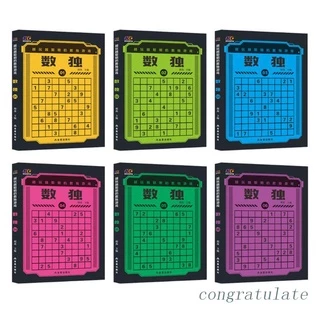Bộ 6 Quyển Sách Trò Chơi Sudoku Luyện Tập Trí Não Thông Minh Cho Bé