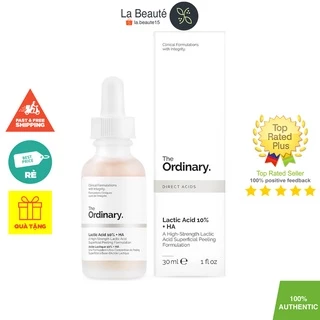 The Ordinary Lactic Acid 10% + HA - Serum Tẩy Da Chết, Giữ Ẩm, Xóa Bỏ Nhăn 30ml