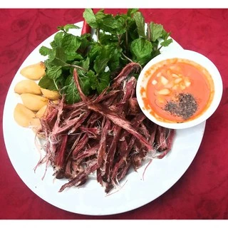 [FREE SHIP] 100G Thịt Lợn(Thịt Heo) Gác Bếp Đặc Sản Tây Bắc,Thơm Ngon, Ngọt Thịt, Tặng Kèm Nước Chấm Chẳm Chéo