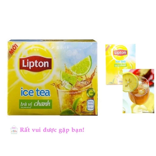 Trà Lipton Ice Tea Vị Chanh-Mật Ong hoà tan 16 gói
