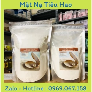 Gói 1000gr bột đắp mặt nạ dẻo ngọc trai handmade