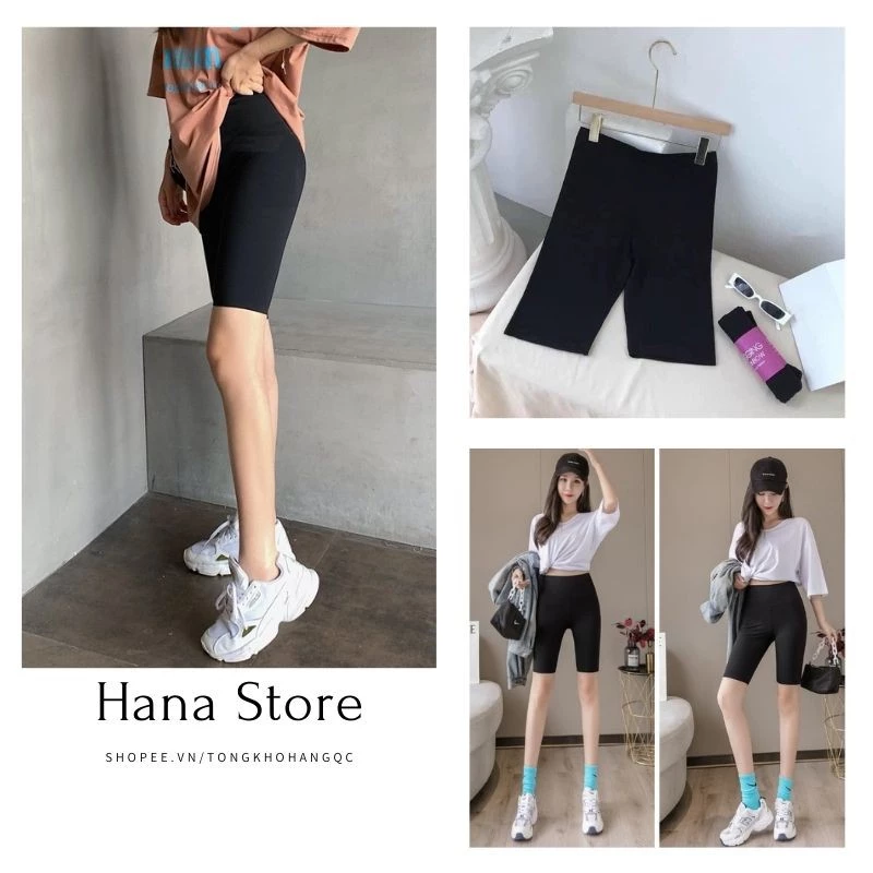 Quần Legging Ngố Rainbow ❤️ Quần legging lửng chất co giãn 4 chiều SIÊU HOT ❤️