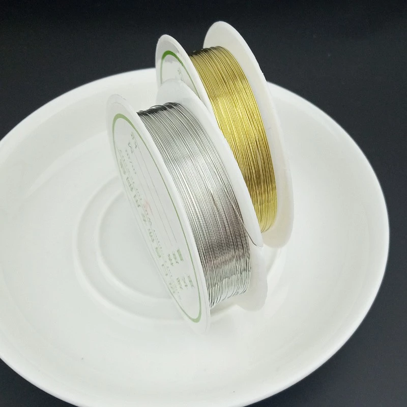 1 cuộn kẽm mạ 0.3 0.4 0.5mm nguyên liệu làm trâm làm trang sức cổ trang cosplay cổ phục NL0209