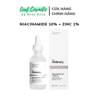 [ Bill hãng ] Tinh chất Niacinamide 10% + Zinc 1% - The Ordinary TO hỗ trợ giảm Mụn 30ml/60ml