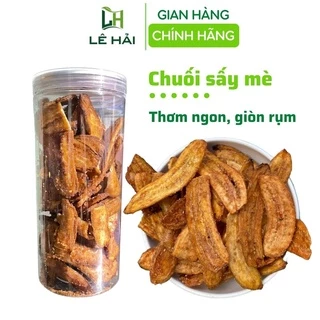 Chuối sấy mè 300g Lê Hải giòn rụm thơm ngon