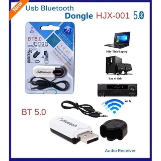 USB bluetooh HJX-001 tạo bluetooth cho loa thường, âm ly giá cực rẻ - Chuẩn 5.0 -DC4758