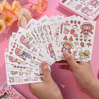 sticker hình dán dễ thương 1 cái