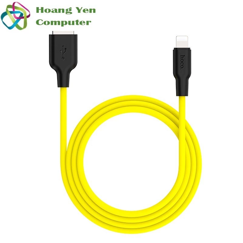 [1M] Cáp Sạc Hoco X21 Plus cho IPTablet Dây Silicon Mềm Dẻo Chống Cháy Dài 1M - BH 6 Tháng - Hoàng Yến Computer
