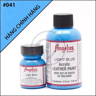 [CHÍNH HÃNG - KHÔNG CHIẾT] Light Blue 041 - Màu ANGELUS Leather Paint Standard vẽ trên da, vải, custom giày