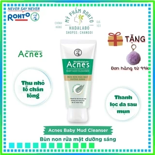 Sữa rửa mặt Bùn non dưỡng sáng Acnes Baby Mud Cleanser 100g