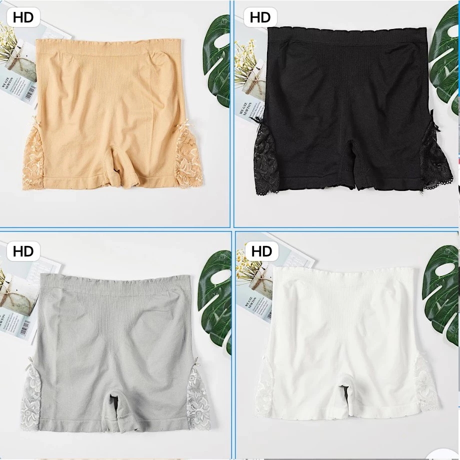 Quần Lót Nữ đùi mặc váy nâng mông xuất HÀN đầy đủ túi Zip, Quần Mặc Váy Nâng Mông ren đùi QL561