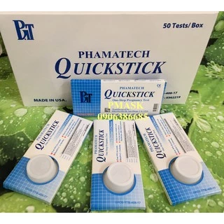 Que thử thai Quickstick combo 10 que hàng chính hãng Công Ty PHAMATECH sản xuất tại Hoa Kỳ
