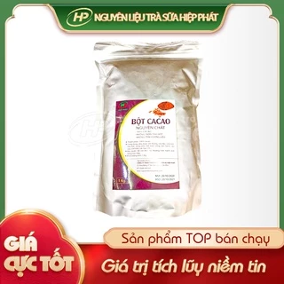 Bột cacao nguyên chất HIỆP PHÁT -  [NGUYÊN CHẤT TRỌN VỊ] - 1Kg - SP000750 - Nguyên liệu pha chế trà sữa HIỆP PHÁT