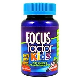 [Date 4/2026] Kẹo bổ não, hỗ trợ trí não cho bé Focus Factor fof Kids 60v