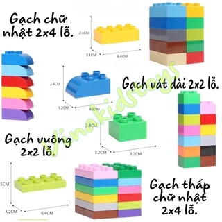 < SET 1> Gạch lắp ghép  các hình, Mỗi mẫu gồm 10 miếng , Vinakidstoy - hàng Việt Nam