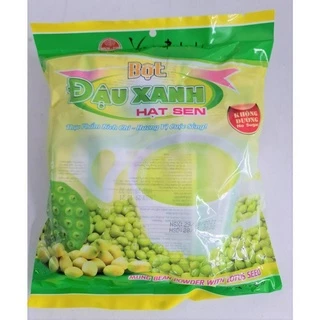 (túi 300g – KHÔNG ĐƯỜNG) BỘT ĐẬU XANH HẠT SEN BÍCH CHI (no sugar) Mung Bean Powder with Lotus Seed