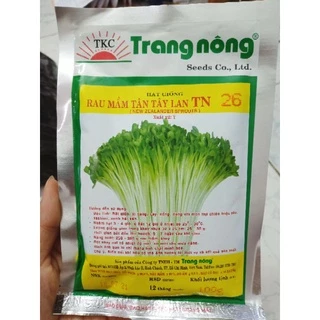 Hạt giống rau mầm củ cải trắng Trang Nông 100gr, vị thơm nồng, ăn ngon