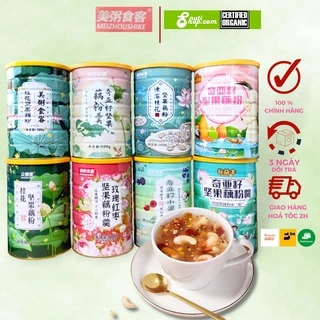 Các loại Bột Củ Sen Dưỡng Nhan mix hạt Giảm Cân, Ăn Kiêng hiệu Meizoushike hộp 500gr