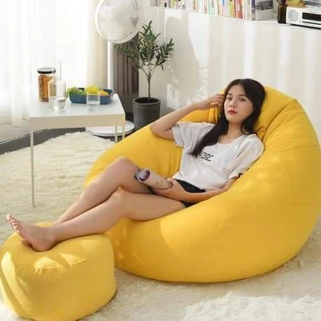 { Hỏa Tốc TPHCM }Ghế Lười hạt xốp size XXL giá rẻ nhất TPHCM - Size XXL