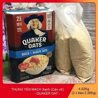 【HÀNG MỚI VỀ】Yến Mạch Quaker Mỹ 4,52kg Cán Vỡ