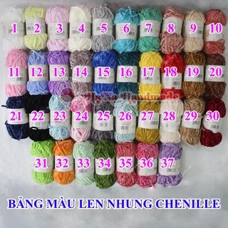 Len nhung Chenille 35k/cuộn