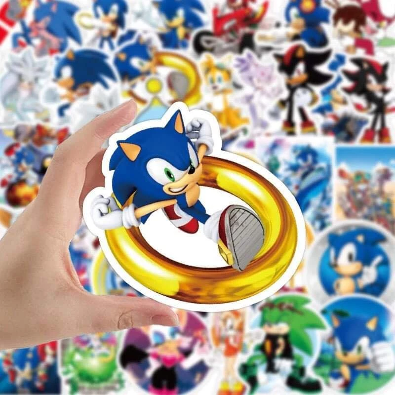 10-50 hình sticker sonic decal (random hình)