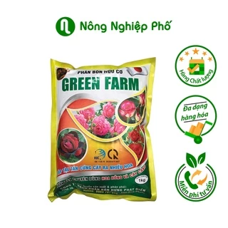 Phân bón hữu cơ hoa hồng và cây kiểng Green Farm -  Gói 1kg