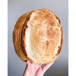 Sourdough Rustic Garlic  Bread Bánh mì men tự nhiên vị tỏi
