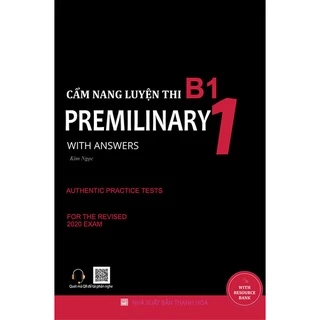 Sách - Cẩm nang luyện thi B1 Preliminary 1 (nghe qua QR)