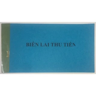 Biên lai thu tiền thường (Combo 20 cuốn)